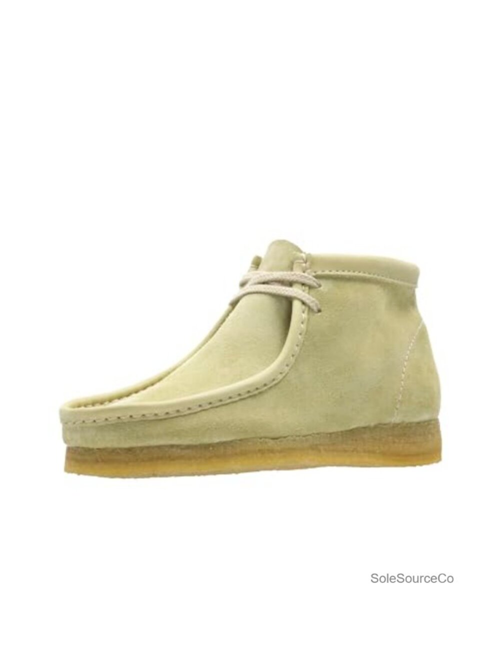 Maple Suede Wallabee Boot with Leather Lining and Crepe Sole